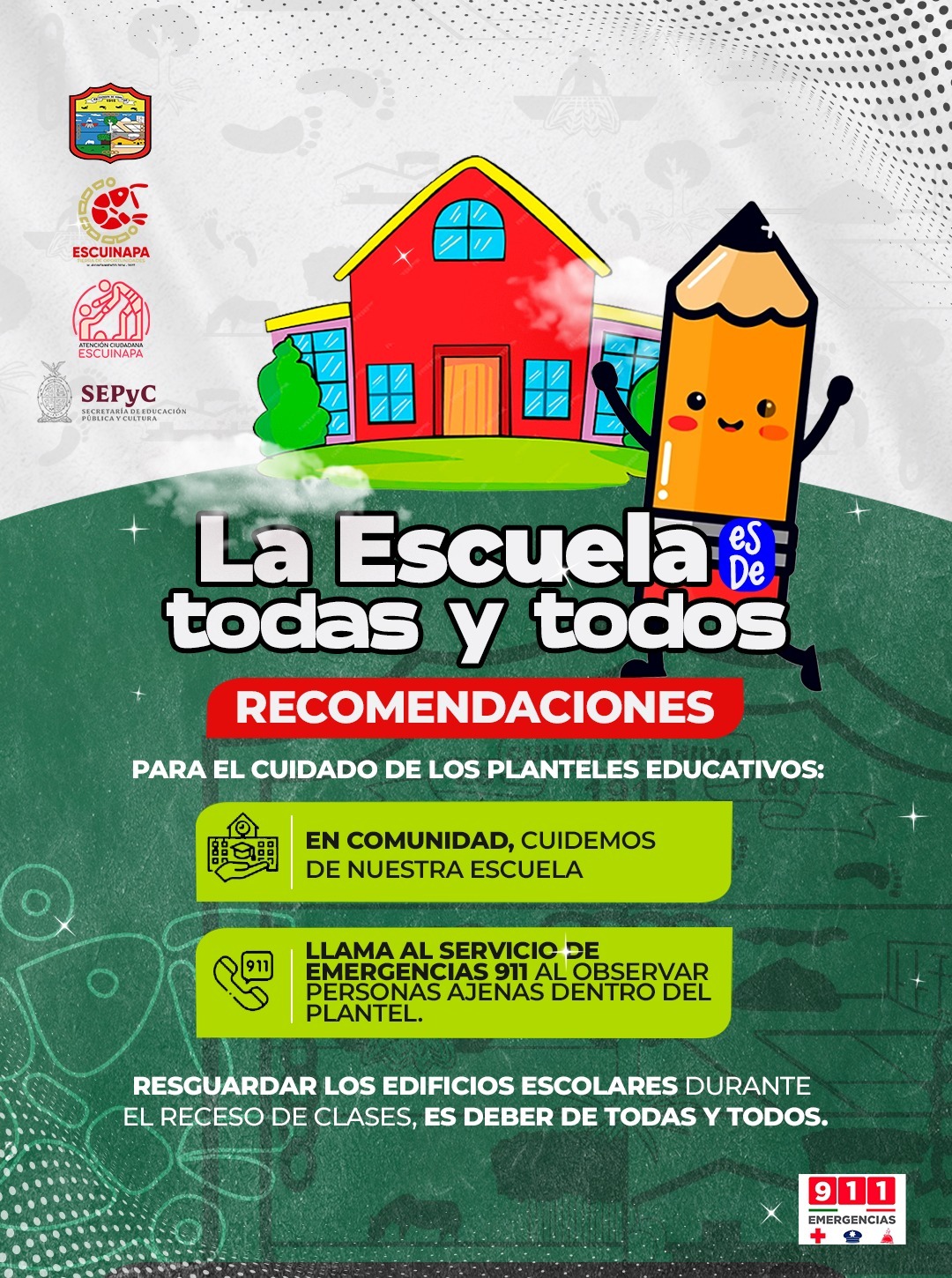 ¡La escuela es de todas y todos!