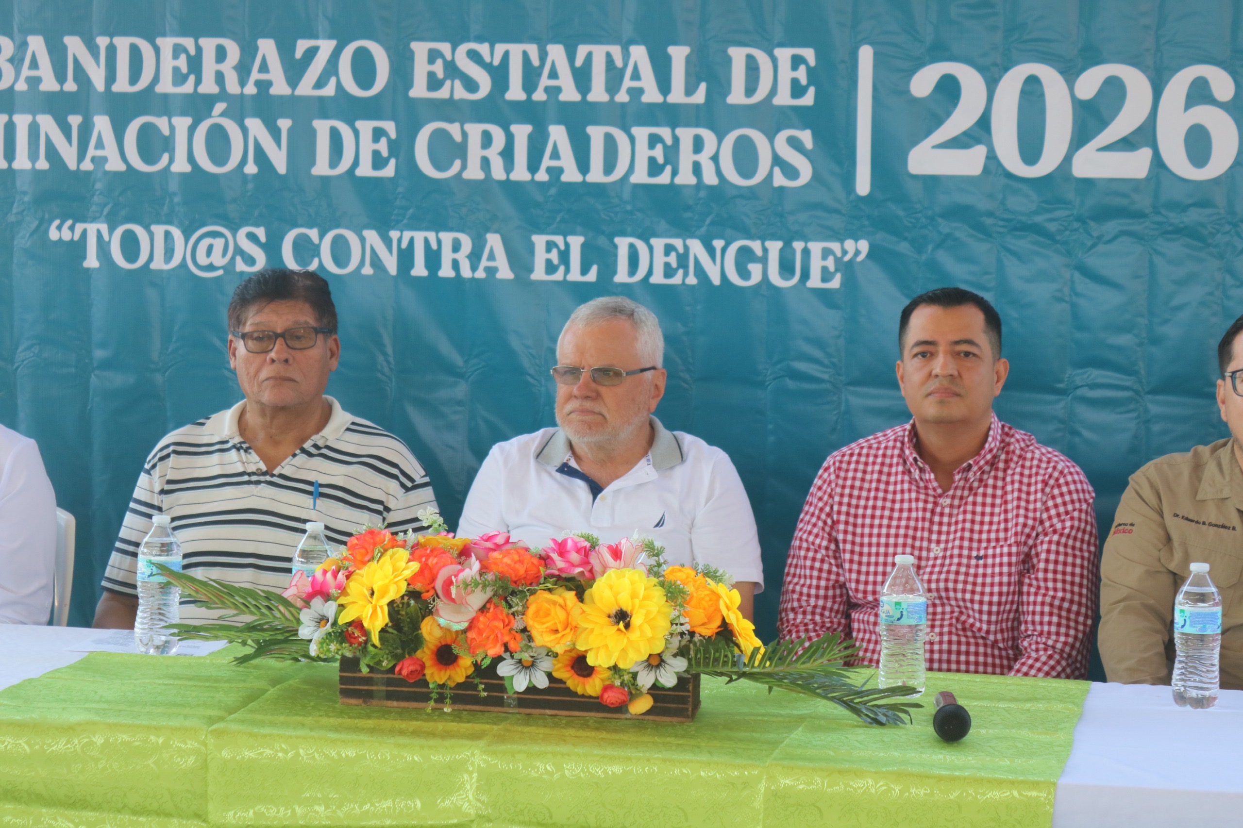 Encabeza Dr. Víctor Díaz Simental, arranque simultáneo de la Campaña Estatal “Tod@s contra el dengue” en Escuinapa