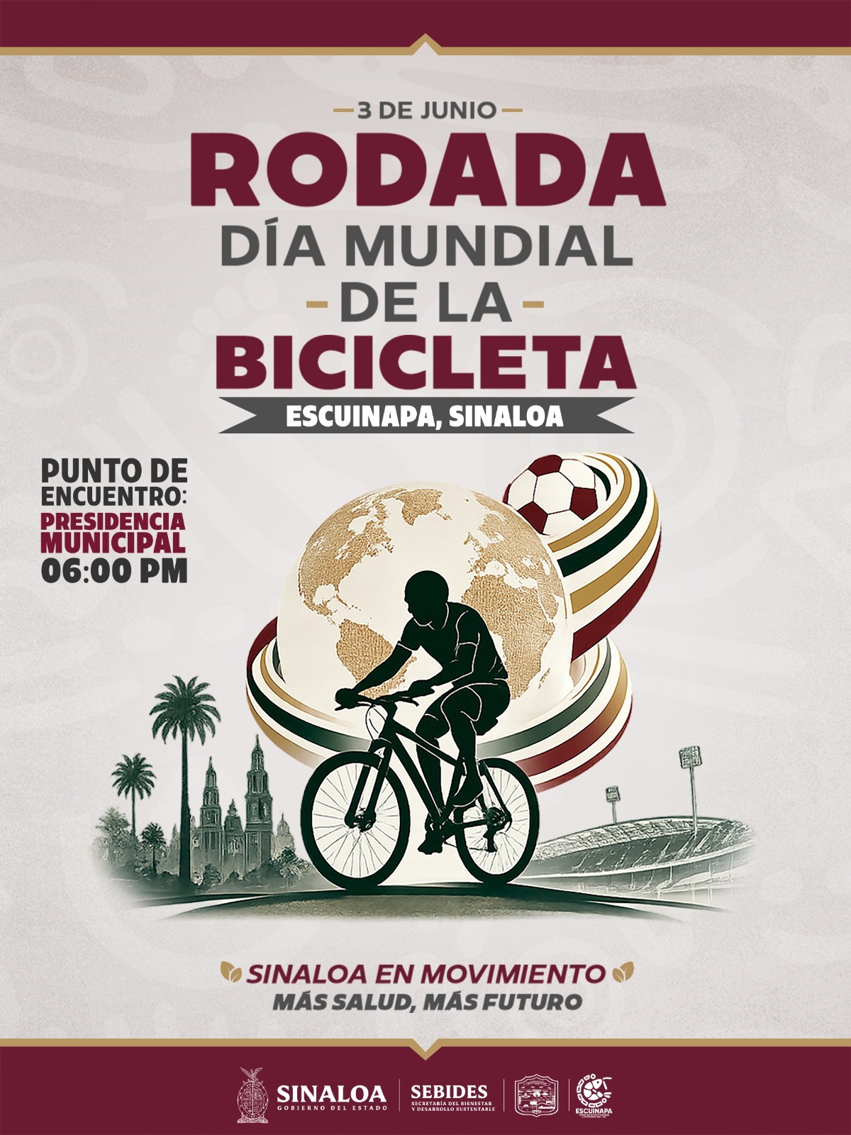 Rodada Día Mundial de la Bicicleta 2026