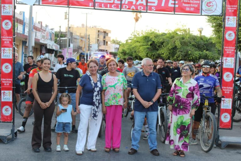 En coordinación con el Gobierno Estatal, celebera Escuinapa el Día Mundial de la Bicicleta con la rodada “Sinaloa en Movimiento”