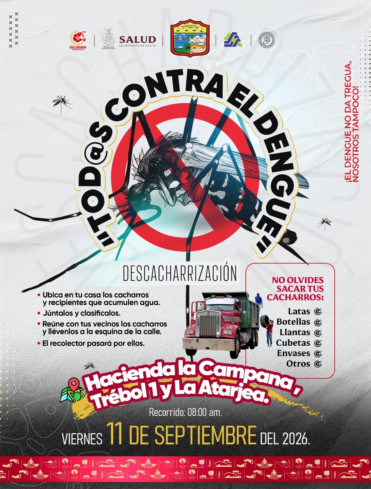 Todos contra el dengue Campana, Trébol 1 y La Atarjea